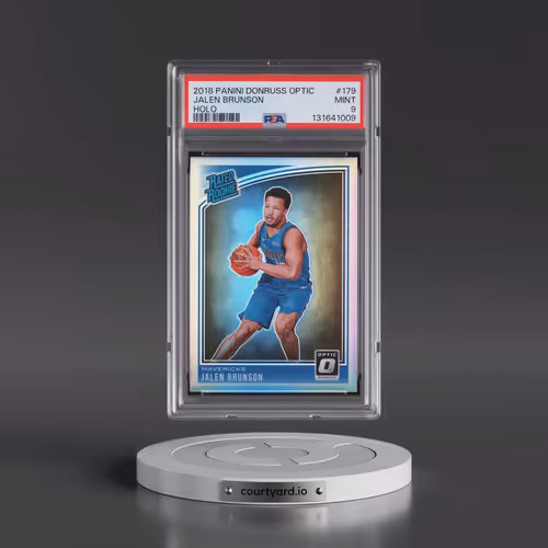 2018 Panini Donruss Optic #179 Jalen Brunson - Holo (PSA 9 MINT)