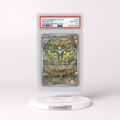 2024 Pokémon Svp EN-SV Black Star Promo #159 Magneton - Surging Sparks Elite Trainer Box (PSA 10 GEM MINT)