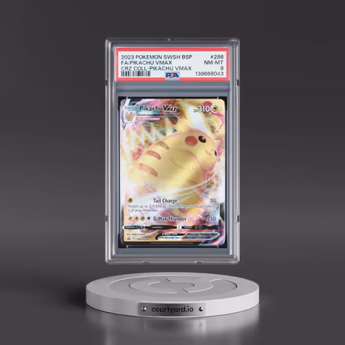 2023 Pokémon Swsh Black Star Promo #286 Pikachu Vmax - Full Art Crown Zenith Collections-Pikachu Vma