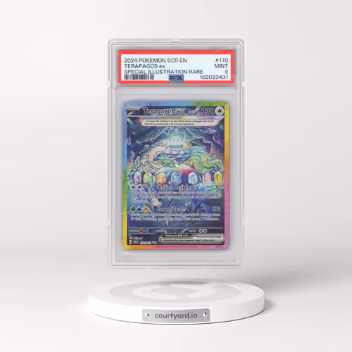 2024 Pokémon Scr EN-Stellar Crown #170 Terapagos EX - Holo Special Illustration Rare (PSA 9 MINT)