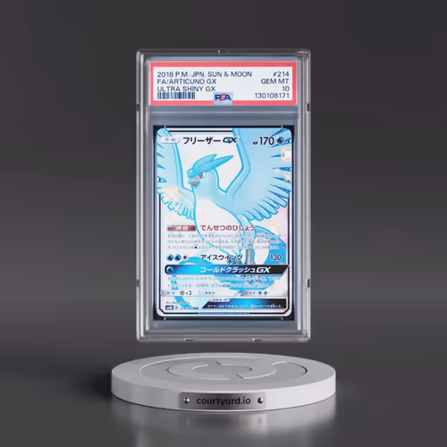 2018 Pokémon Sun & Moon Ultra Shiny GX #214 Articuno GX - Holo Full Art (PSA 10 GEM MINT)