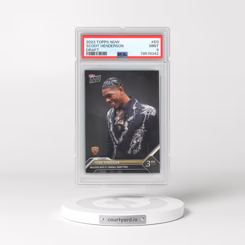 2023 Topps Now Draft #D3 Scoot Henderson (PSA 9 MINT)