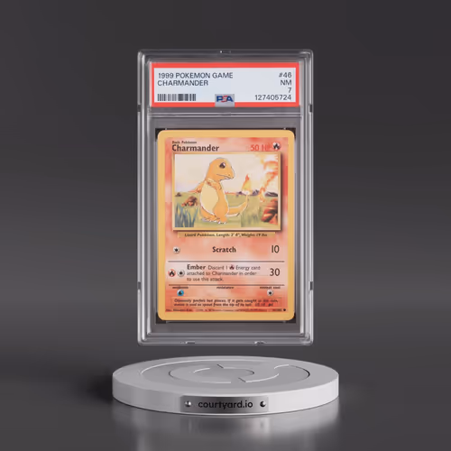 1999 Pokémon Game #46 Charmander (PSA 7 NM)