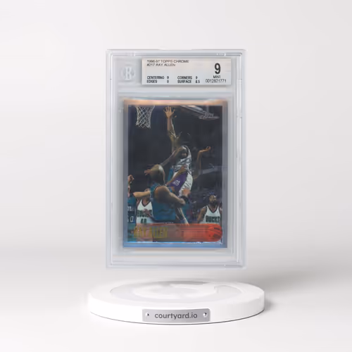 1996 Topps Chrome #217 Ray Allen (BGS 9 MINT)