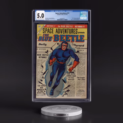 Space Adventures #13 CGC 5.0 Off-white to White Pages (Charlton Comics, 10-11/54) - Universal