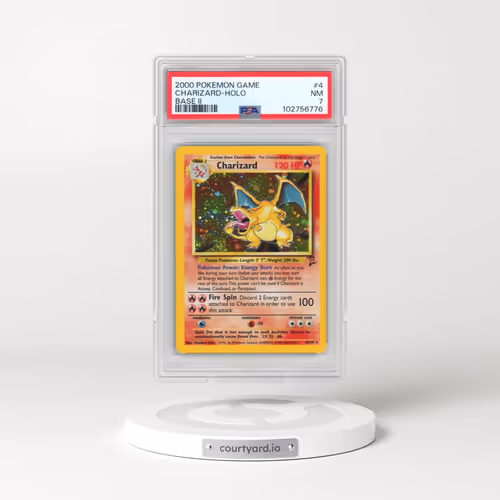 2000 Pokémon Game Base II #4 Charizard - Holo (PSA 7 NM)