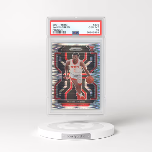 2021 Panini Prizm #306 Jalen Green - Pulsar (PSA 10 GEM MINT)