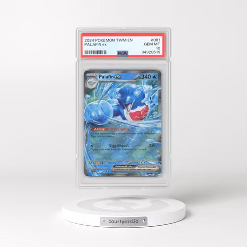 2024 Pokémon Twm EN-Twilight Masquerade #061 Palafin EX - Holo (PSA 10 GEM MINT)