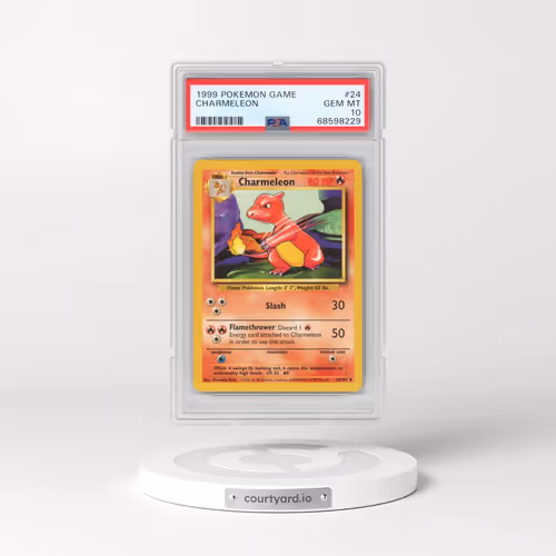 1999 Pokémon Game #24 Charmeleon (PSA 10 GEM MINT)