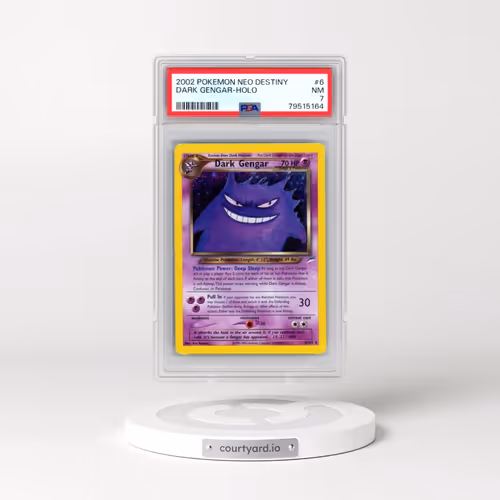2002 Pokémon Neo Destiny #6 Dark Gengar - Holo (PSA 7 NM)