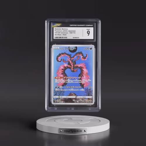 2022 VSTAR Universe #190/172 Galarian Moltres - Art Rare Holo (CGC 9 MINT)