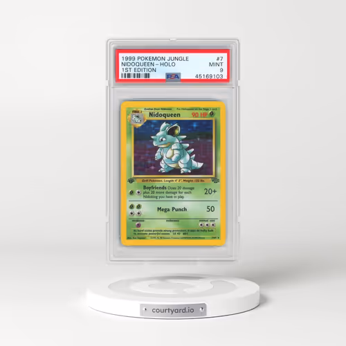 1999 Pokémon Jungle #7 Nidoqueen - 1st Edition Holo (PSA 9 MINT)