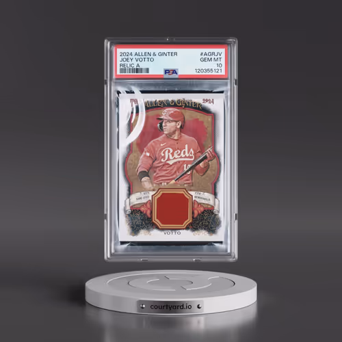 2024 Topps Allen & Ginter Allen & Ginter Relics A #AGRJV Joey Votto (PSA 10 GEM MINT)