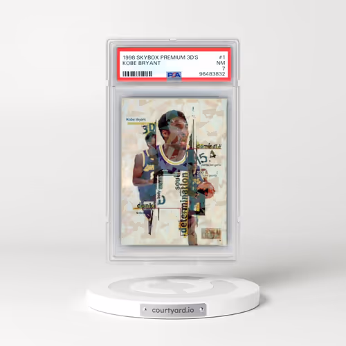 1998 Skybox Premium 3D's #1 Kobe Bryant (PSA 7 NM)