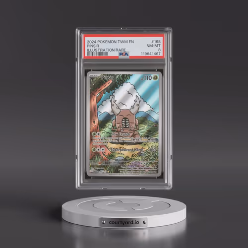 2024 Pokémon Twm EN-Twilight Masquerade #168 Pinsir - Illustration Rare (PSA 8 NM-MT)
