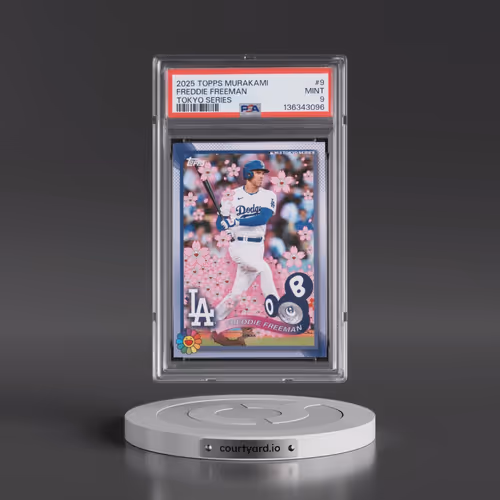 2025 Topps Takashi Murakami + MLB World Tour Tokyo Series #9 Freddie Freeman (PSA 9 MINT)