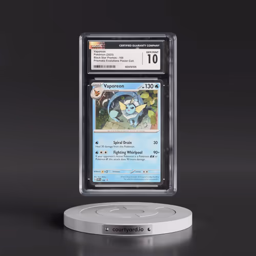 2023 Black Star Promos - Scarlet & Violet SVP EN #168 Vaporeon - Prismatic Evolutions Poster Collect