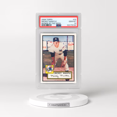 2006 Topps Rookie of the Week #25 Mickey Mantle (PSA 10 GEM MINT)