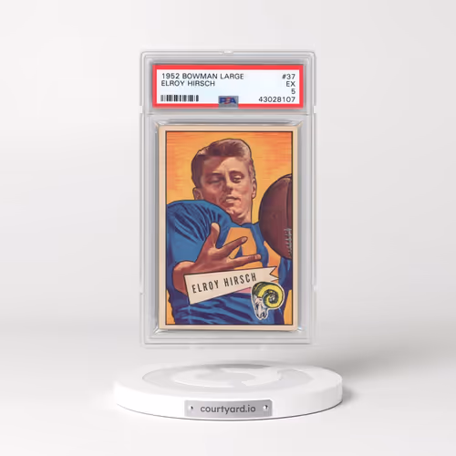 1952 Bowman Large #37 Elroy Hirsch (PSA 5 EX)