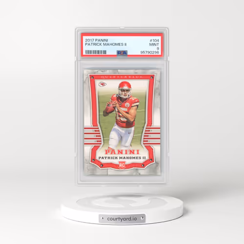 2017 Panini #104 Patrick Mahomes II (PSA 9 MINT)