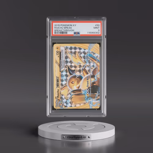 2015 Pokémon XY Breakthrough #50 Raichu Break (PSA 9 MINT)