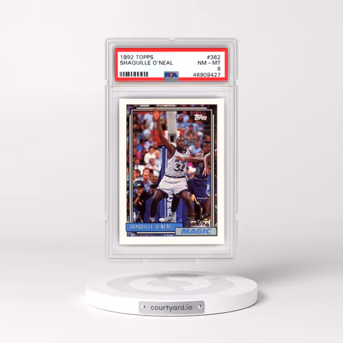 1992 Topps #362 Shaquille O'Neal (PSA 8 NM-MT)