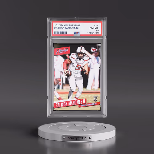 2017 Panini Prestige #232 Patrick Mahomes II (PSA 8.5 NM-MT+)