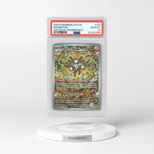 2024 Pokémon Svp EN-SV Black Star Promo #159 Magneton - Surging Sparks Elite Trainer Box (PSA 10 GEM MINT)