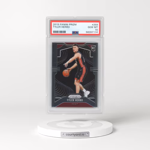 2019 Panini Prizm #259 Tyler Herro (PSA 10 GEM MINT)