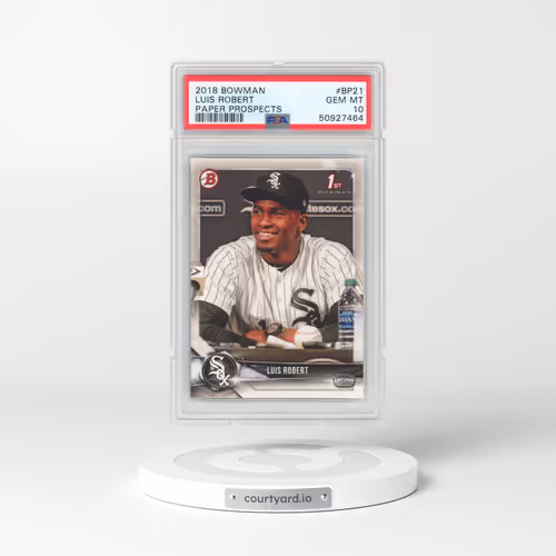 2018 Bowman Paper Prospects #BP21 Luis Robert (PSA 10 GEM MINT)