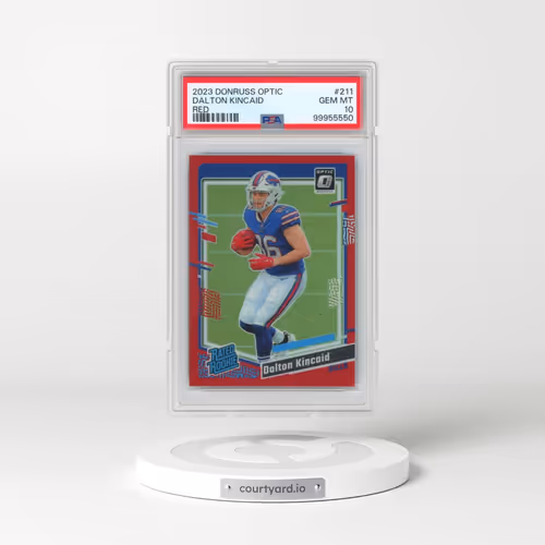 2023 Panini Donruss Optic #211 Dalton Kincaid - Red (PSA 10 GEM MINT)