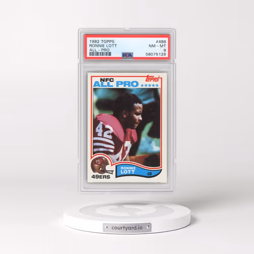 1982 Topps #486 Ronnie Lott - All-Pro (PSA 8 NM-MT)
