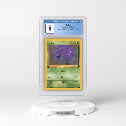 2000 Team Rocket #70/82 Zubat - 1st Edition 1st Edition (CGC 9 MINT)