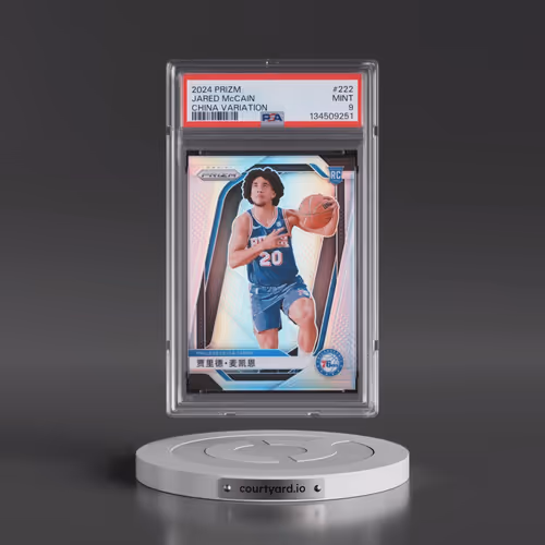 2024 Panini Prizm #222 Jared McCain - China Variation (PSA 9 MINT)