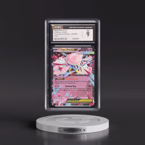 2025 Phantasmal Flames - PFL EN #041/094 Mega Diancie ex - Holo (CGC 9 MINT)