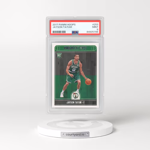 2017 Panini Hoops #253 Jayson Tatum (PSA 9 MINT)