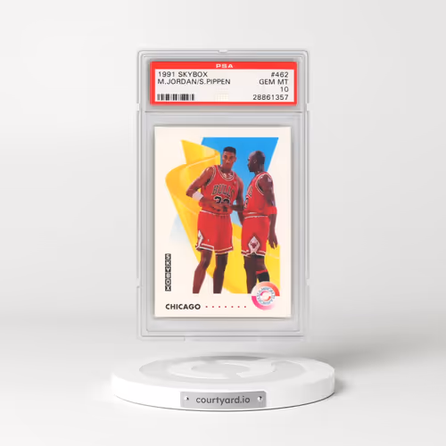 1991 Skybox #462 Michael Jordan/Scottie Pippen (PSA 10 GEM MINT)