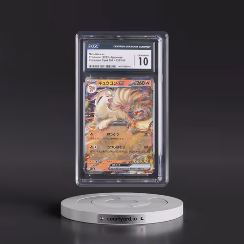 2023 Pokémon Card 151 #038/165 Ninetales ex - Holo (CGC 10 GEM MINT)