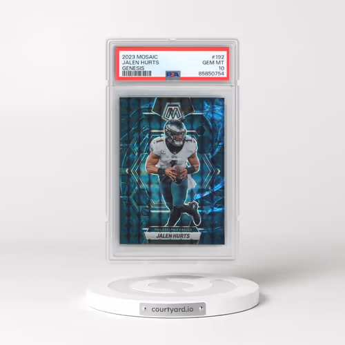 2023 Panini Mosaic #192 Jalen Hurts - Genesis (PSA 10 GEM MINT)