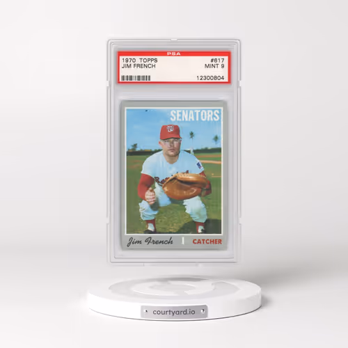 1970 Topps #617 Jim French (PSA 9 MINT)