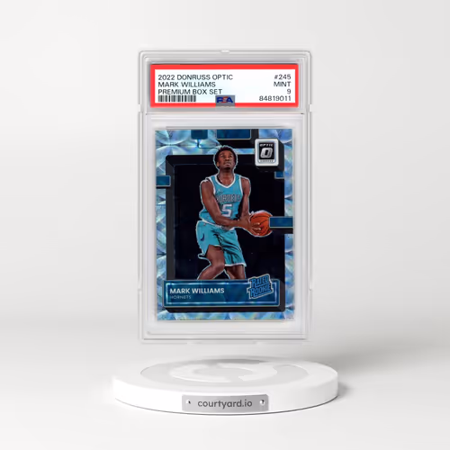 2022 Panini Donruss Optic #245 Mark Williams - Premium Box Set (PSA 9 MINT)