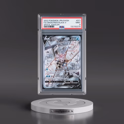 2022 Pokémon Sword & Shield Space Juggler #071 Origin Forme Palkia V - Holo Full Art (PSA 9 MINT)