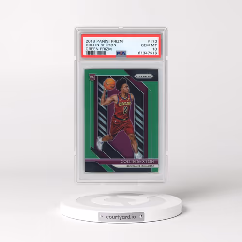 2018 Panini Prizm #170 Collin Sexton - Green Prizm (PSA 10 GEM MINT)