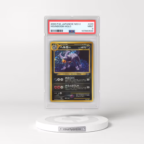 2000 Pokémon Neo 2 #229 Houndoom - Holo (PSA 9 MINT)
