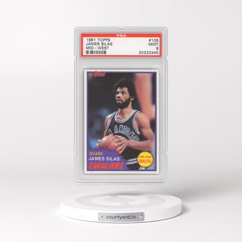 1981 Topps #105 James Silas - Mid-West (PSA 9 MINT)