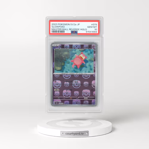 2023 Pokémon Sv2a-Pokemon 151 #079 Slowpoke - Reverse Holo Master Ball (PSA 10 GEM MINT)