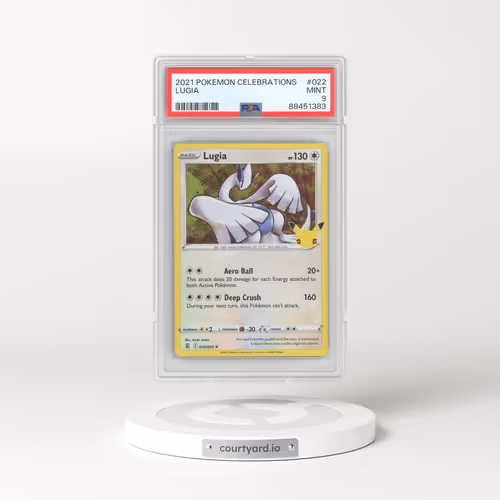 2021 Celebrations #022 Lugia - Holo (PSA 9 MINT)