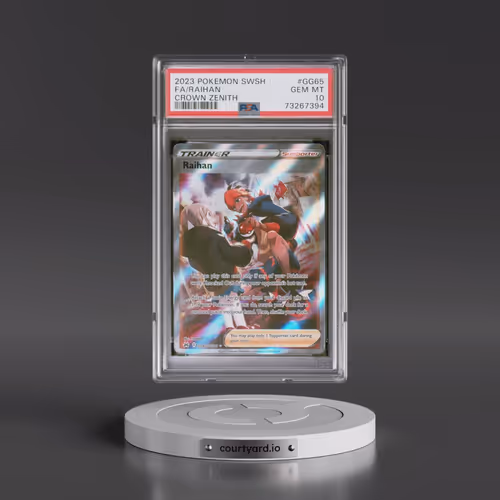 2023 Pokémon Sword and Shield Crown Zenith #GG65 Raihan - Full Art (PSA 10 GEM MINT)