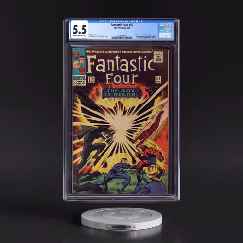 Fantastic Four #53 CGC 5.5 Cream to Off-white Pages (Marvel Comics, 8/66)