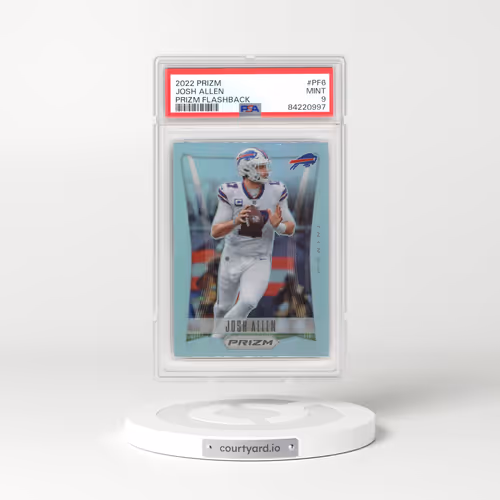 2022 Panini Prizm Prizm Flashback #PF6 Josh Allen (PSA 9 MINT)